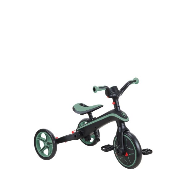 Globber Explorer Trike Foldable 4合1多功能嬰兒三輪車及平衡車 – 橄欖綠 - Image 10