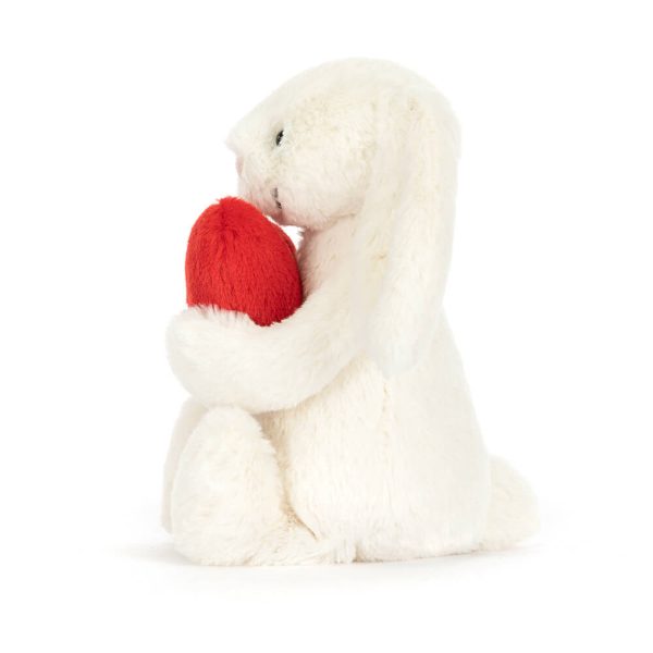 Jellycat 害羞賓尼兔系列 賓尼兔公仔 31CM 紅色愛心 - Image 2