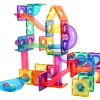 MNTL 100pcs Magnetic Marble Run Toy Set 磁性管道玩具 彩色 - Image 2