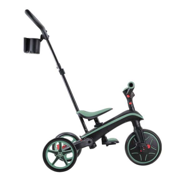 Globber Explorer Trike Foldable 4合1多功能嬰兒三輪車及平衡車 – 橄欖綠 - Image 5