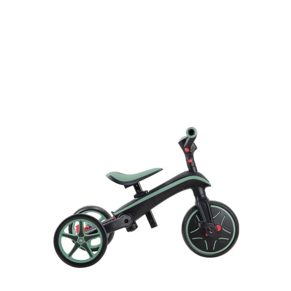 Globber Explorer Trike Foldable 4合1多功能嬰兒三輪車及平衡車 – 橄欖綠 - Image 6