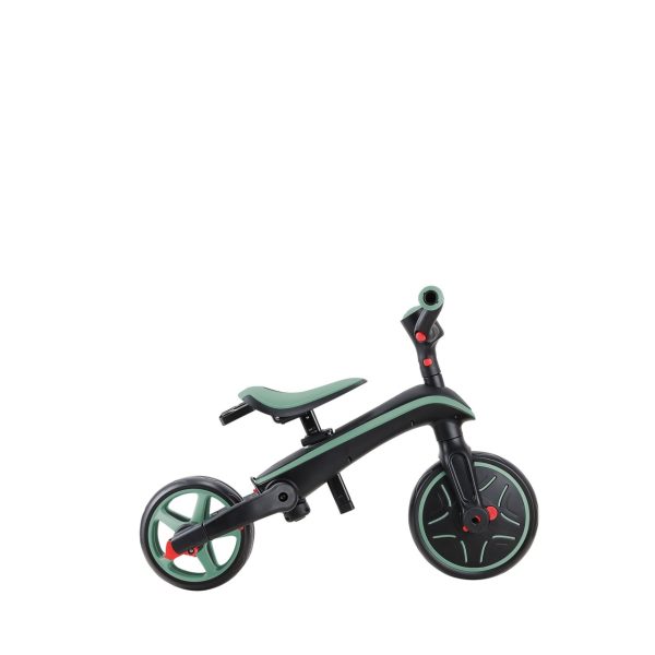 Globber Explorer Trike Foldable 4合1多功能嬰兒三輪車及平衡車 – 橄欖綠 - Image 7