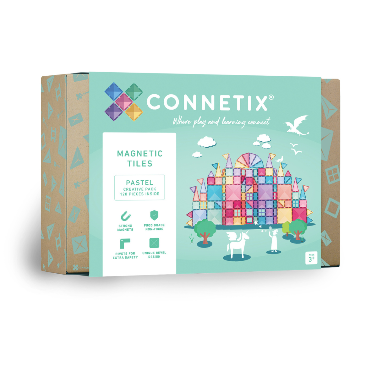 CONNETIX 粉彩色創意套裝 120pcs