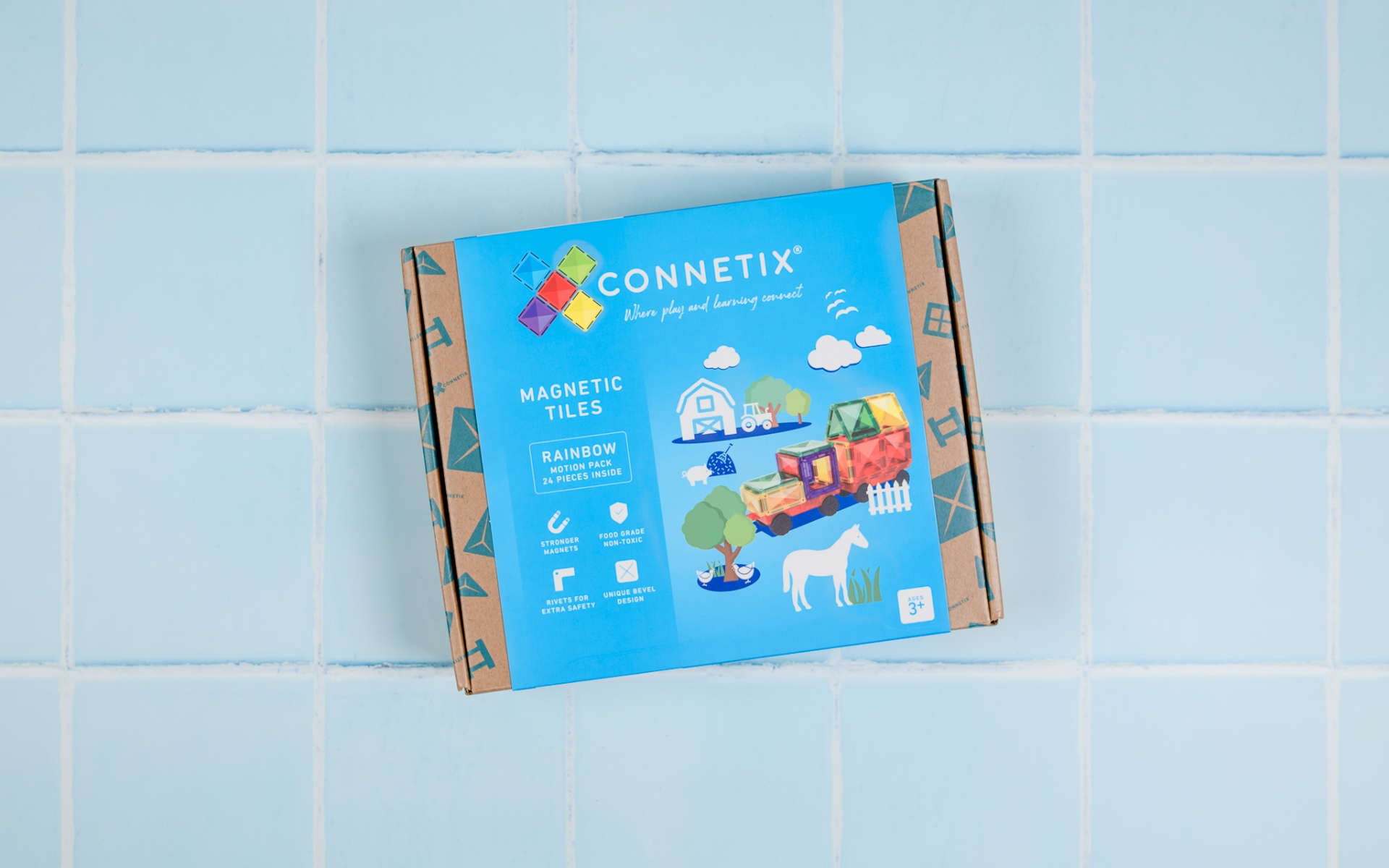 CONNETIX 彩虹色小車套裝 24pcs - Image 10