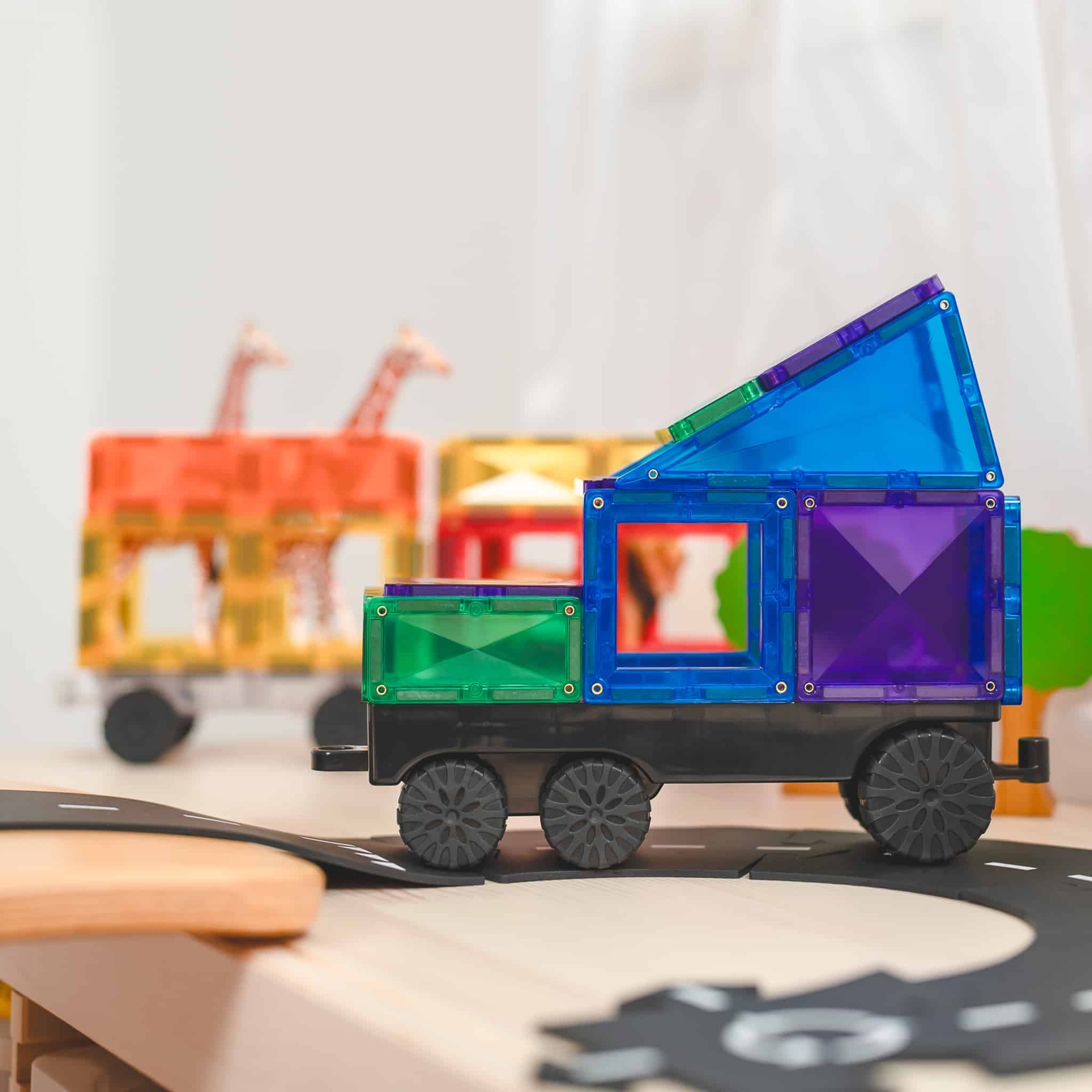 CONNETIX 彩虹色運輸套裝 50pcs - Image 6