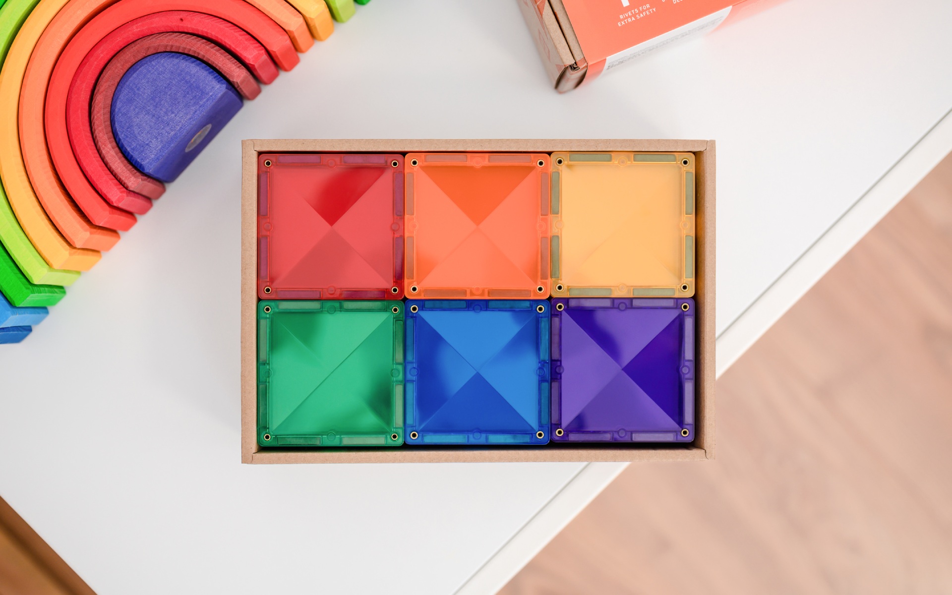 CONNETIX 彩虹色方形套裝 42pcs - Image 7