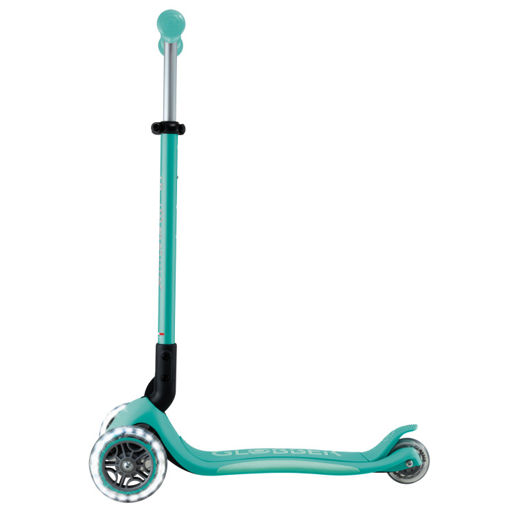Globber Elite Lights 可摺疊炫光滑板車 薄荷綠 - Image 12