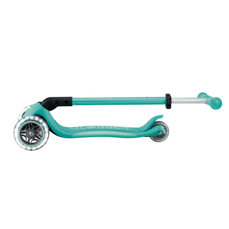 Globber Elite Lights 可摺疊炫光滑板車 薄荷綠 - Image 14