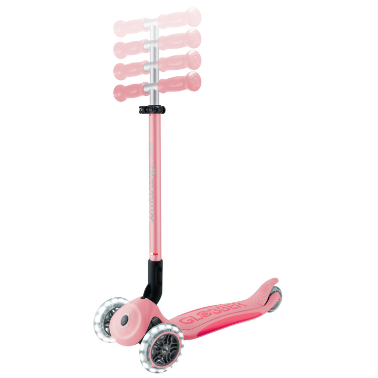 Globber Elite Lights 可摺疊炫光滑板車 粉紅色 - Image 2