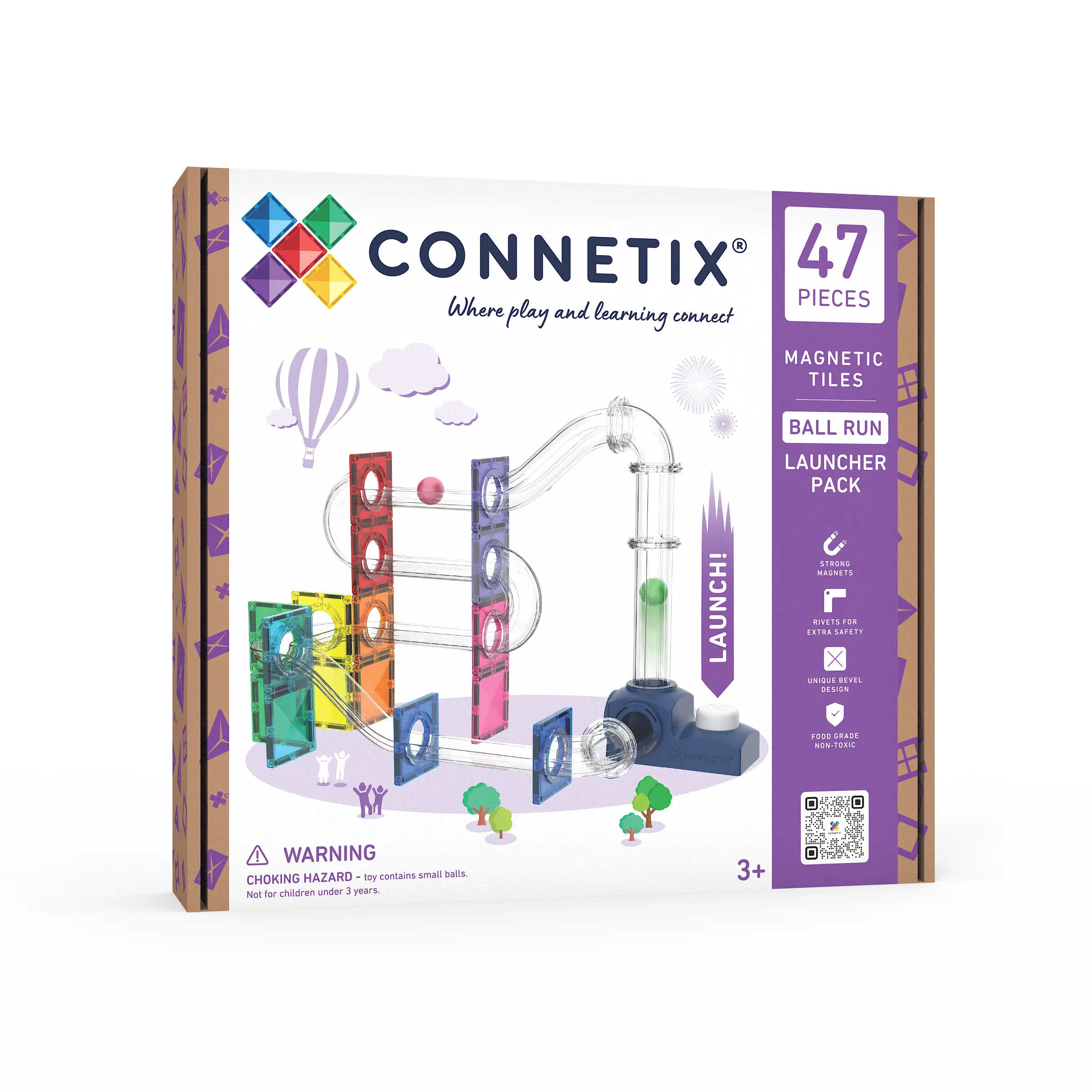 CONNETIX 球形軌道發射器套裝 47pcs