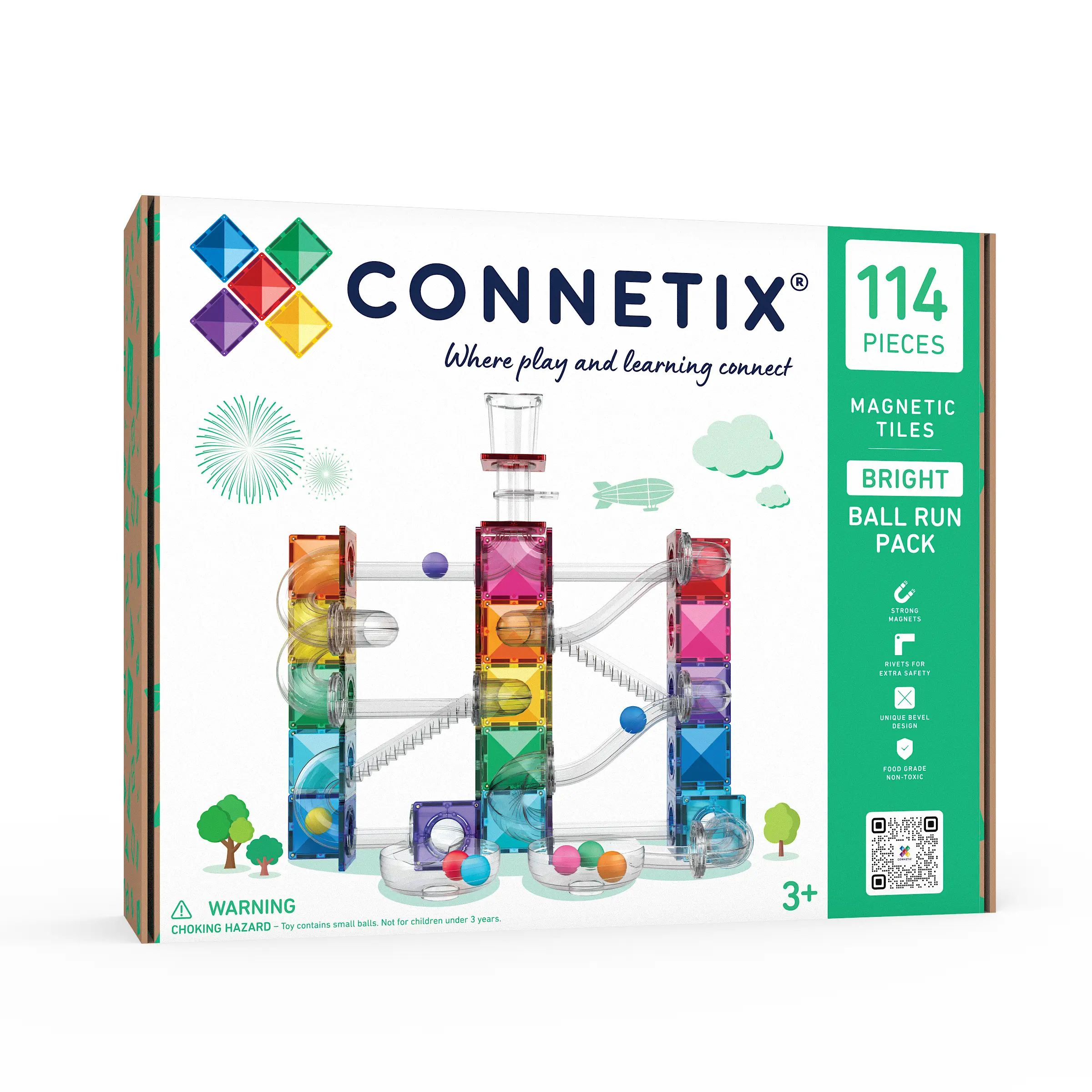 CONNETIX 彩色滾球套裝 114pcs