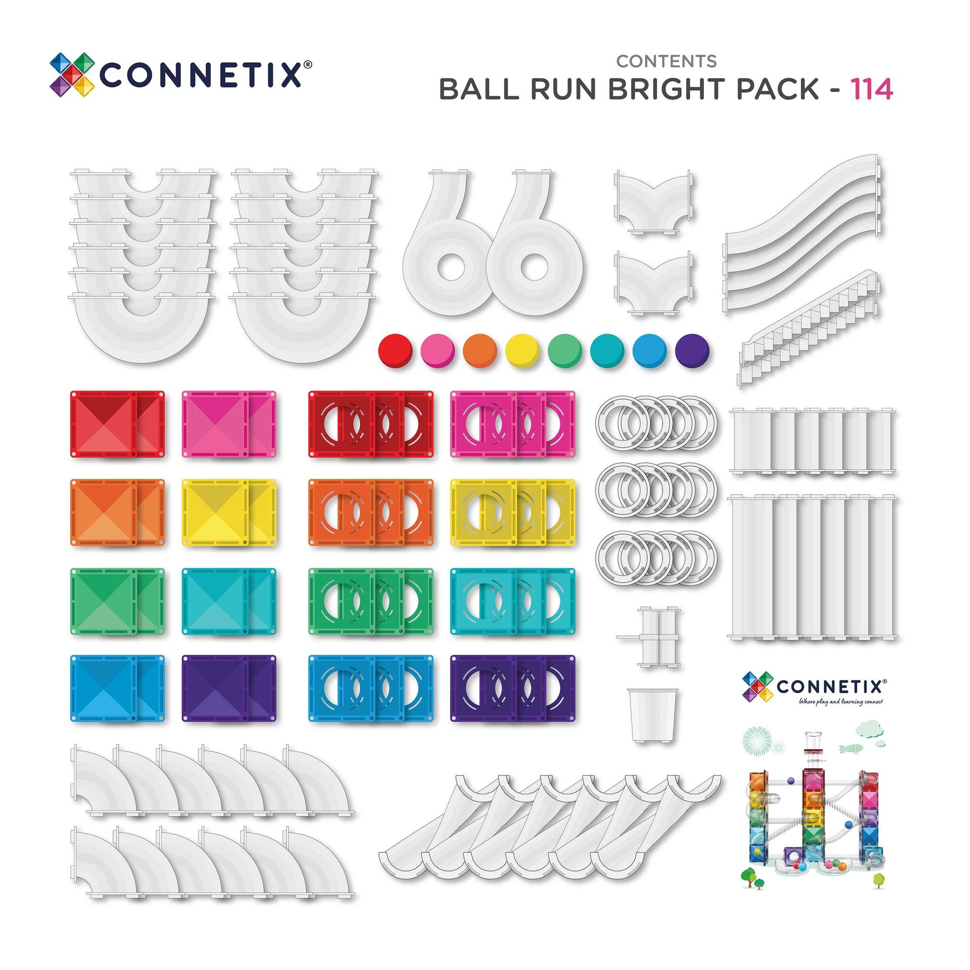 CONNETIX 彩色滾球套裝 114pcs - Image 11